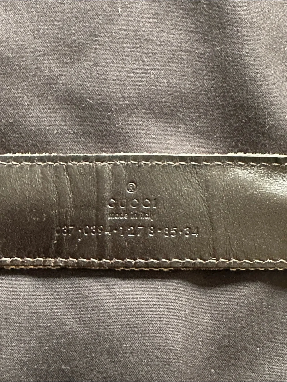 Gucci GG Monogram Canvas Belt in Brown and Tan